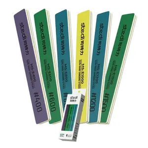 stedi Sanding Stick, Model Hobbyist Tool, Polishing Sanding Stick Tool for Gundam Repair Plastic Models and Miniatures 6 pcs (#400+#600+#800*2) Heavy Duty