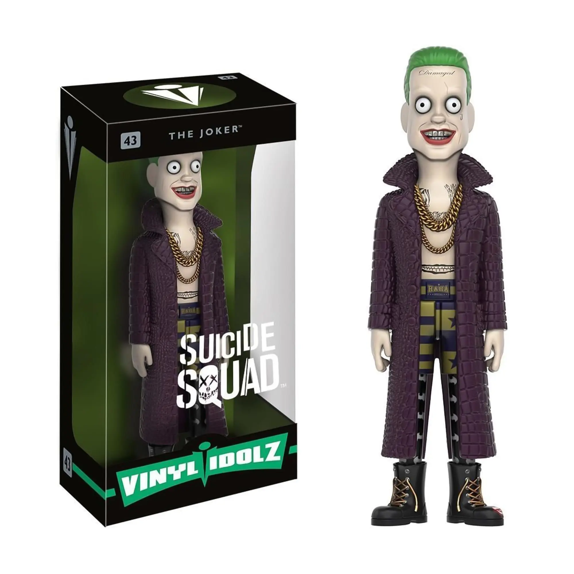 Suicide Squad Stylized The Joker Model Figure - Funko Vinyl Idolz Action Figure Collectible with Window Box, Action Figures