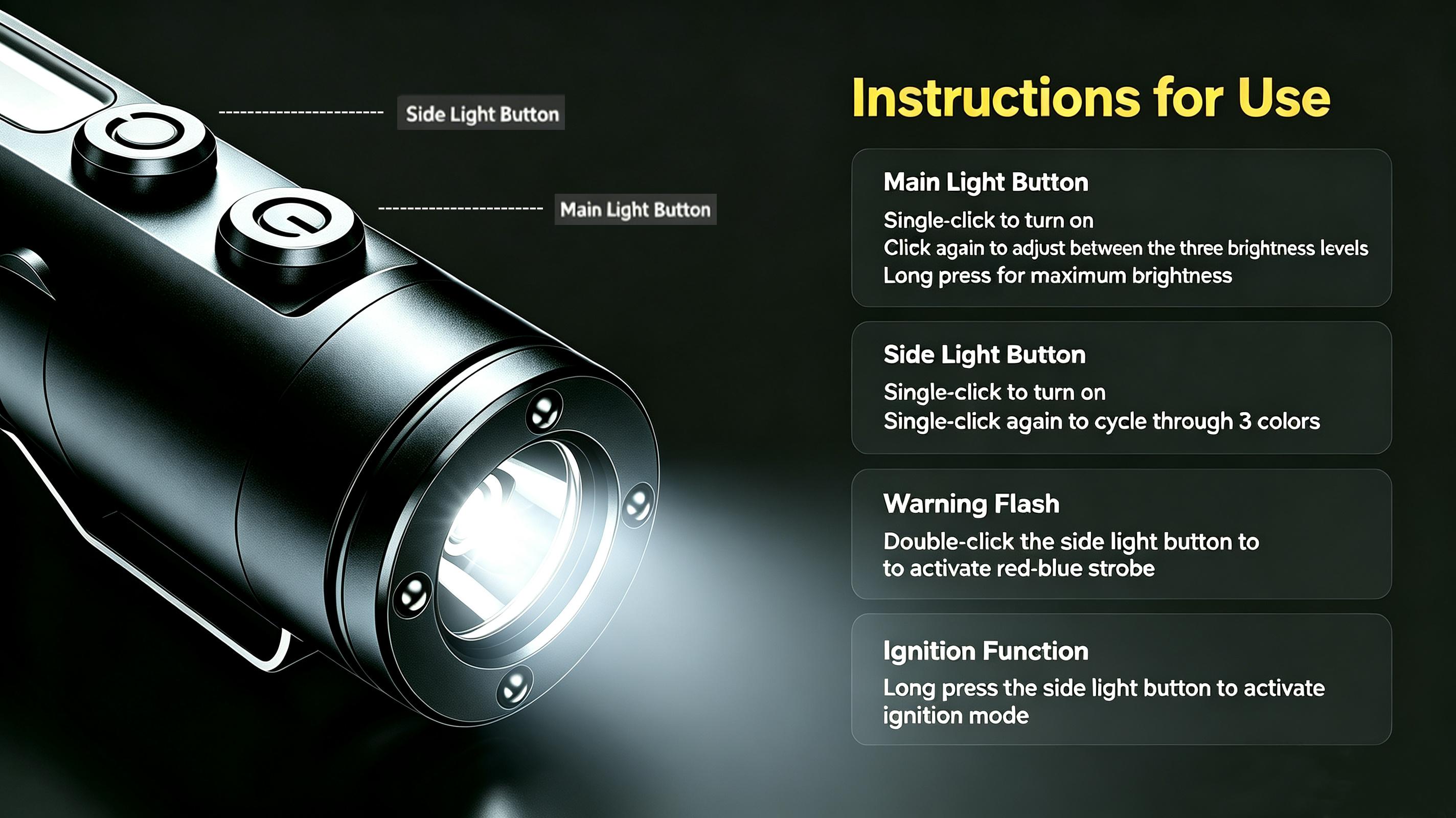 WAIORD K2 EDC Flashlight,500 Lumens, USB-C Rechargeable,Magnetic Base, 3 Color Sidelights, Red-Blue Strobe, Pocket Flashlight,Fire Starter, Window Breaker, for Outdoor Camping, Emergency, Everyday Carry,Mini Keychain Light,car accessories WAIORD K2 EDC Flashlight,500 Lumens, USB-C Rechargeable,Magnetic Base, 3 Color Sidelights, Red-Blue Strobe, Pocket Flashlight,Fire Starter, Window Breaker, for Outdoor Camping, Emergency, Everyday Carry,Mini Keychain Light,car accessories