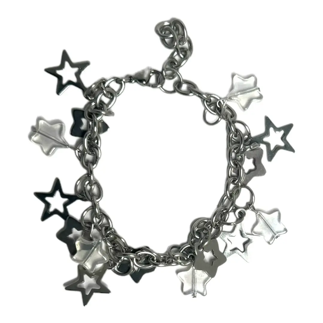Twinkle Bracelet Stainless Steel Hypoallergenic Tarnish Resistant Star Charm Bracelet for Women