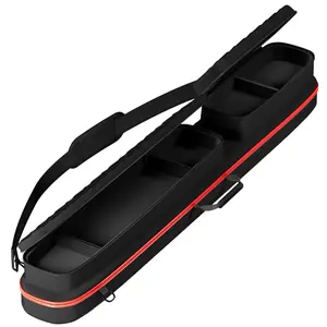 Casemaster Parallax Diamond Billiard Cue Case (Pool Stick Case) | Red