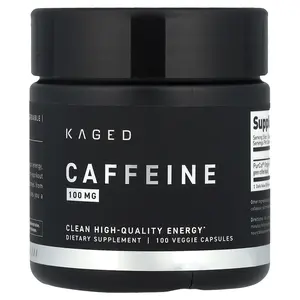 Kaged Caffeine, 100 mg, 100 Veggie Capsules