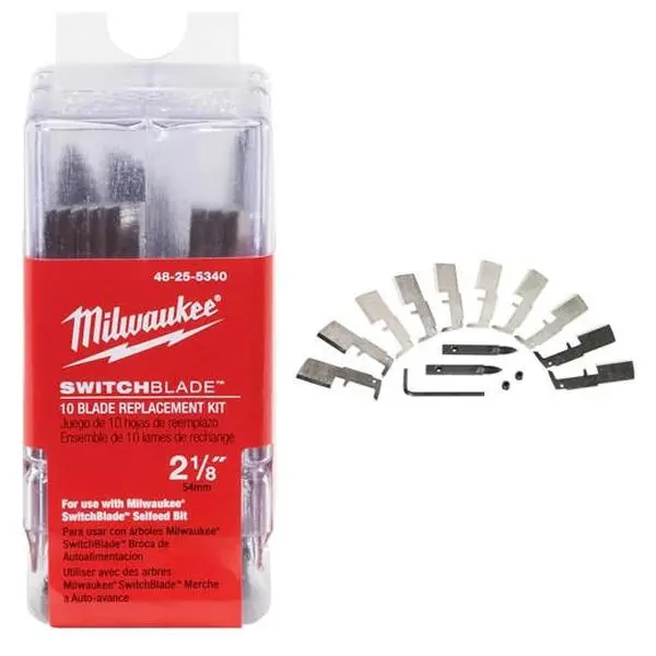 Milwaukee 48-25-5335 SWITCHBLADE™ 10 Blade Replacement Kit - 2"