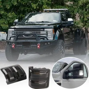 💡🚗 2Pcs LED Side Mirror Marker Lights | Truck Mirror Lights Fits Ford F250/F350/F450/F550 Super Duty 2008-2016 ✅ White DRL + Amber Turn Signal ✅ Smoked Lens IP65 Waterproof ✅ Direct OEM Replacement | Upgrade Light & Safety! Led Car Lights