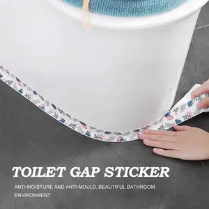 3 Counts Caulk Tape, Moisture Barrier for Bathroom,Random Pattern Leak Proof Seal Flexible Waterproof