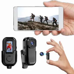 360 Degree Rotatable Action Camera, Rechargeable Anti Shake Camera, Wearable Magnetic Suction Camera for Outdoor Sports