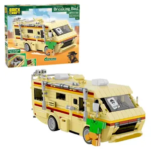Brickcraft Breaking Bad Walter White's RV Building Set, 477-Piece Collectible Model Kit for Adults & Teens, Ages 14+