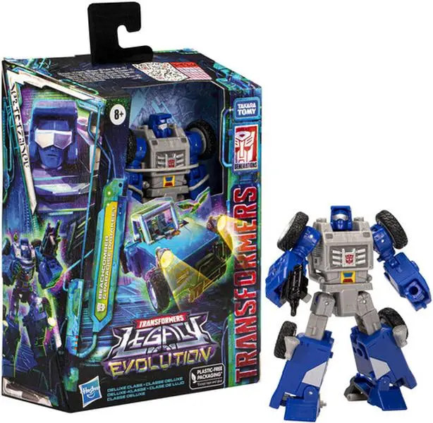 Transformers - Legacy Evolution Beachcomber & Paradise Parakeet 5.5in Collectible Action Figurine, 2 Accessories (Including Attachable Blaster), 2 Modes, Evo-Fusion Technology, Celebrate 40 Years, Choking Hazard Small Parts, Boys' Toy