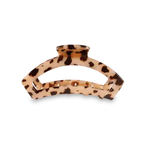 Open Blonde Tortoise Small Claw Hair Clip