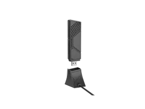 ASUS ROG USB-BE92 Tri-band BE6500 WiFi 7 USB Adapter, 6GHz band, support 4096-QAM, Multi-link operation (MLO), Compatible with Type A and C, WPA3 network security