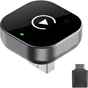 Wireless CarPlay Adapter for Android & Apple iPhone - 5GHz Fast & Stable Connection Wired to Wireless CarPlay, Upgrade Mini Size, No Delay, Plug & Play for iOS 10+ Cars