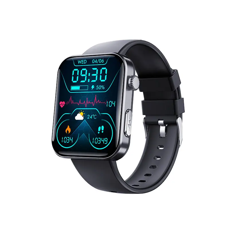 Smart Health Watch - Wearable Devices with Skin Oxygen, Blood Sugar Logging, Pulse Rhythm, Sleep Cycle Tracking, 50 Workout Presets, 7-Day Long Battery, Hands-Free Bluetooth Calling, Daily Wellness Monitoring, Instant Phone Alerts