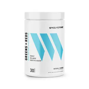 Greens+Reds | Greens Powder & Reds Superfoods Supplement - Improves Energy, Optimizes Health And Wellness - Natural Orange, (30 Servings)