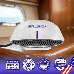 AIRLOCK Voyage – Small-Space Boat Air Purifier | Fresh Air for Heads, Galleys & Small Cabins | Simple, Maintenance-Free Odor Control