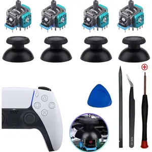 Ps5 Joystick Replacement for   5 Ps5 Controller Repair Kit for Ps5 Analog Stick Replacement 3D Sensor Module Joystick for Dualsense Ps5 Controllerjoystick Replacement Accessory (4 Pack)