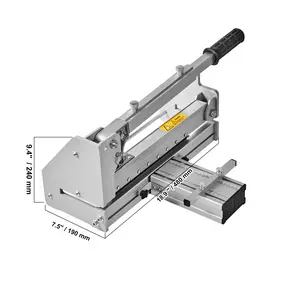 VEVOR Floor Cutter 13 inch, Cuts Vinyl Plank, Laminate, Engineered Hardwood, Siding, 0.47in Cutting Depth Effortless And Easy Cutting, Vinyl Plank Cutter for LVP, WPC, SPC, LVT, VCT, PVC, and More