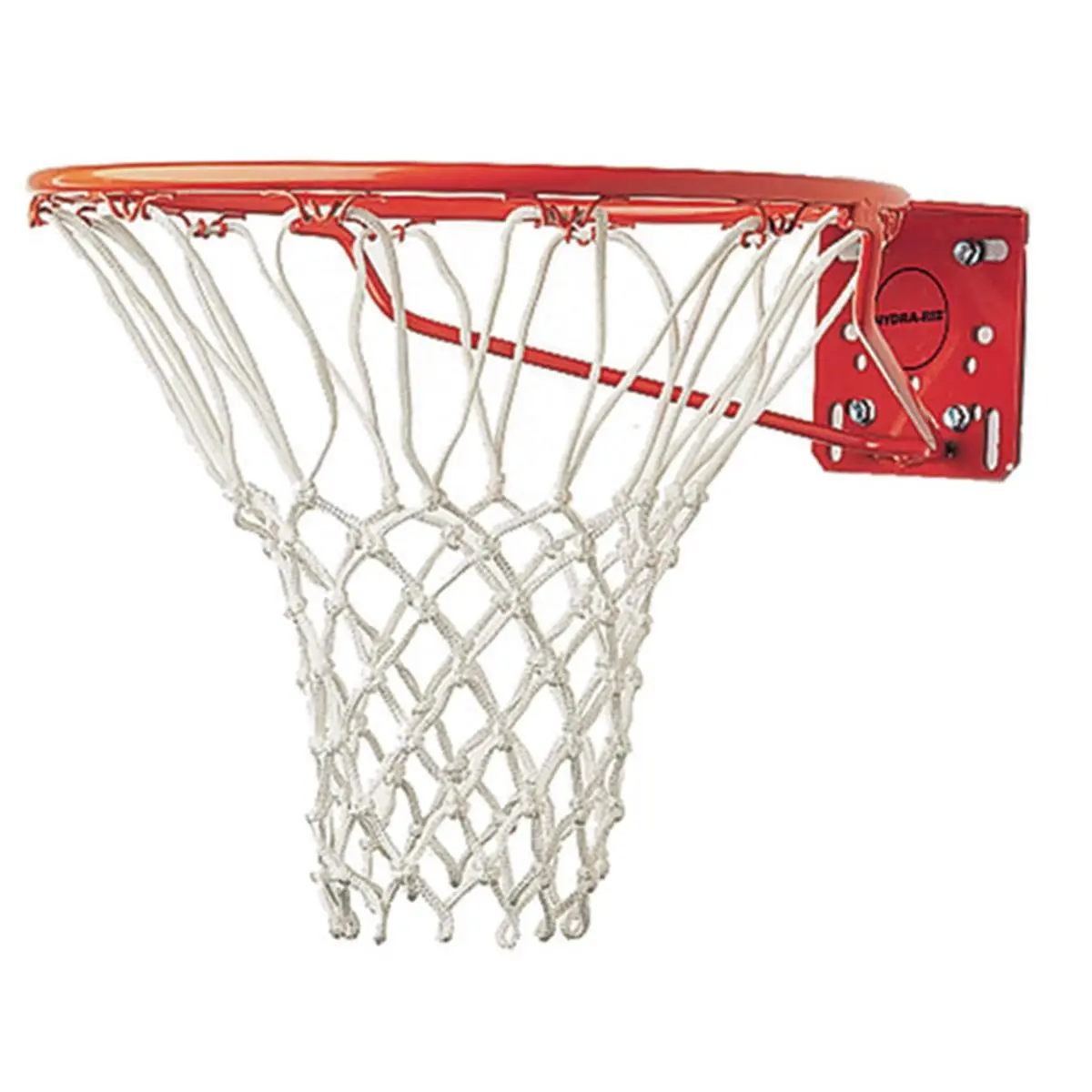 212 MAIN Chemically Treated White Basketball Net, 250g 7mm Braided Nylon, Non-Whip Design with Braided Loops, for Outdoor Basketball & Sports Use