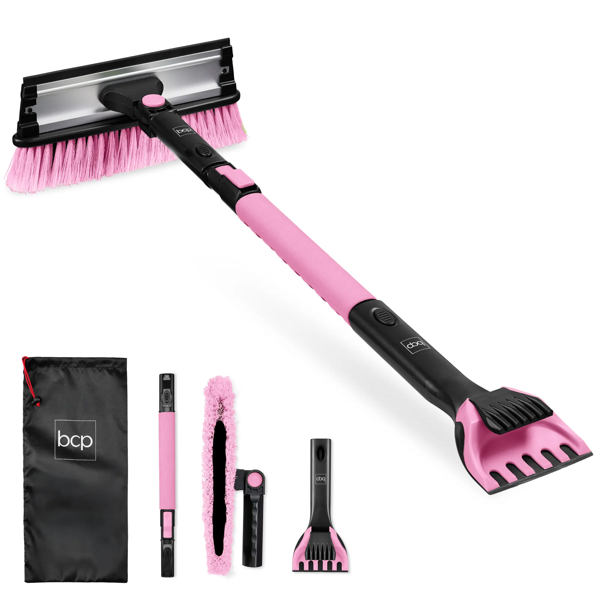 Best Choice Products 39 Extendable Snow Brush with Squeegee & Ice Scraper, Auto Snow Brush, Auto Ice Scraper"
