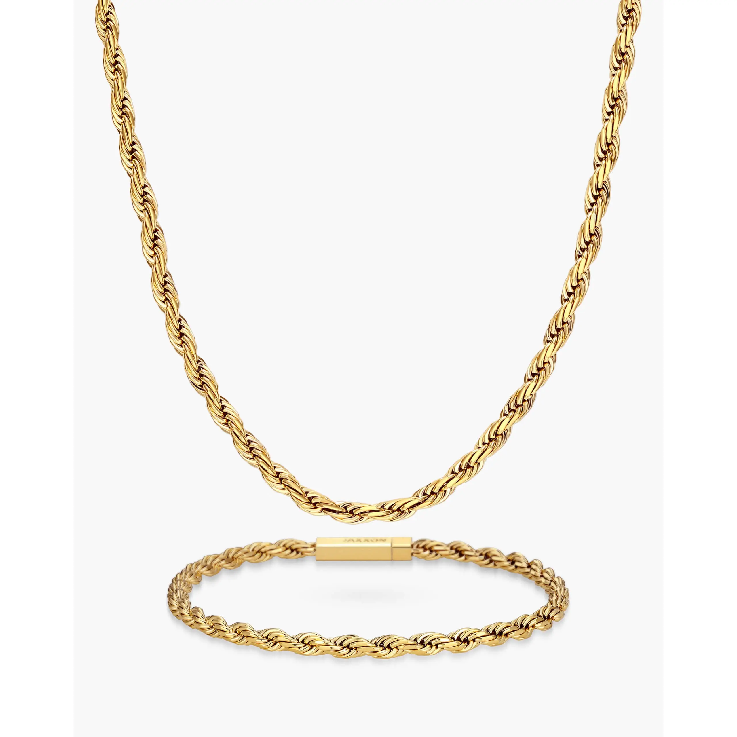 JAXXON Rope Set 3mm - Gold - Waterproof - Box Clasp