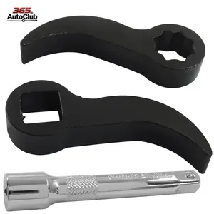 3PCS 1/2" Drive Pry Bar Wrench Adapter Head Set, Ratchet Crowbar Adaptor with Extension Bar, Half Shaft Removal Repair Tool, Compact Pry Bar Ideal for Tight Space Automotive Maintenance