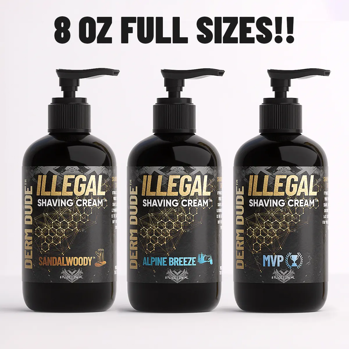 Illegal Shave Cream - Premium Aloe & Olive Oil Comfort for Smooth Shave Foam Aftershave