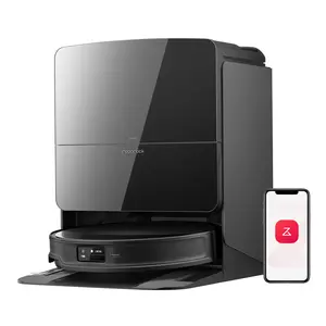 Roborock Saros 10R Robot Vacuum and Mop, Powerful Suction, Zero-Tangling, 3.14’’ Ultra Slim, FlexiArm Riser Technology for Carpet & Floor, Corner & Edge Cleaning, Self-Emptying, Hot Air Drying, Black #TikTokShopBlackFriday #TikTokShopCyberMonday