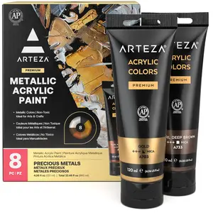 Arteza® Metallic Acrylic Paint Set, 8 pc. - ARTZ-8556