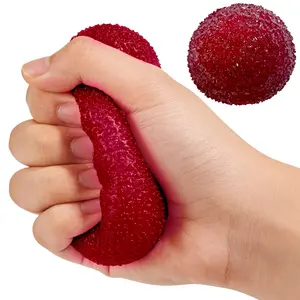 1PC Slushy Bayberry Stress Ball Squishys Toy Shapeable Non-rebound Fidget Toys ASMR Squeeze Ball Anti Stress For Adults Kids