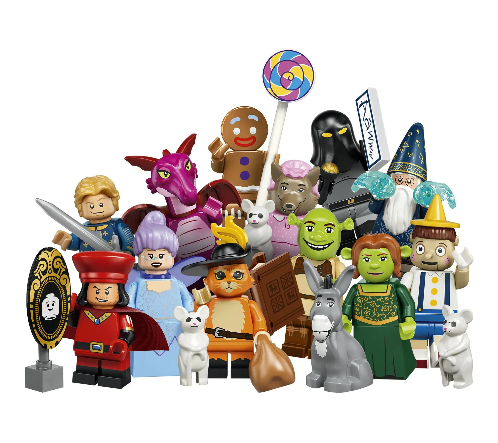 LEGO Minifigures Shrek Series 6 Pack 42 Pieces LEGO Minifigures Shrek Series 6 Pack 42 Pieces
