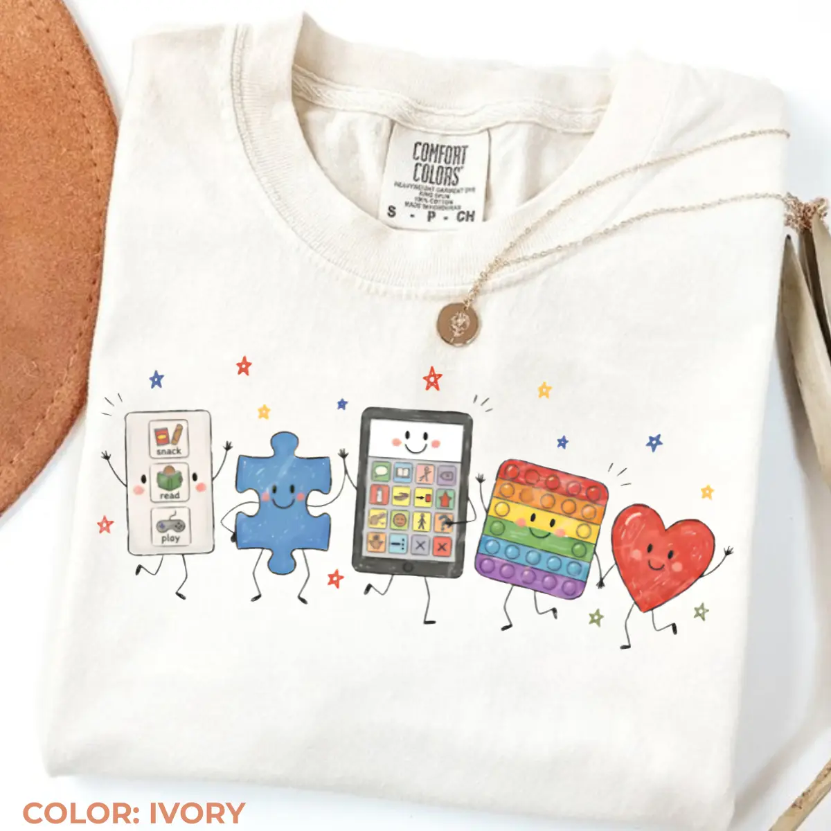 Comfort Colors® Autism Teacher Shirt, AAC Specialist Tee, Special Education BCBA Gift, Autism Mom Top, Neurodiversity Inclusion Apparel
