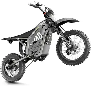 Windone RS5 Electric Dirt Bike for Teens & Adults (13+), Up to 37 MPH, 45 Miles Range, 2200W Peak Motor, 14"/12" Off-Road Tires, Hydraulic Suspension, 3-Speed Modes Electric Motorcycle