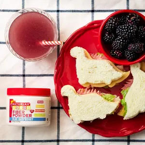 Blue Raspberry Flavored Fiber for Kids, Sugar-Free
