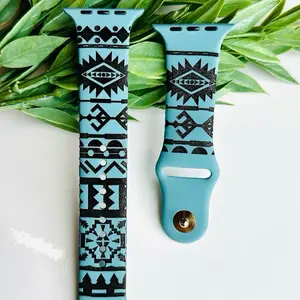 Aztec Pattern Watch Band