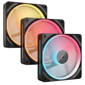 iCUE LINK LX120-R RGB 120mm PWM Reverse Fans Starter Kit