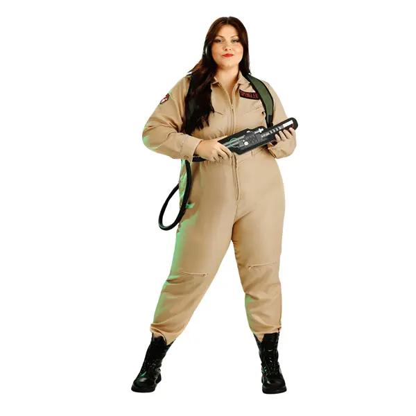 Plus Size Ghostbusters Women's Costume Jumpsuit