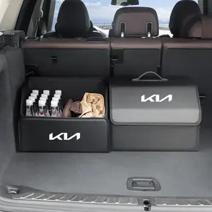 Universal Car Trunk Folding Pouch Box Organizer Bag Storage Car Storage Organizers For KIA Carnival Niro EV9 K8 Forte Cerato Sportage Ray EV Telluride Seltos Cadenza RIO EV6 Stinger Ceed Picanto Sorento Borrego K5 K9 Syros Optima Sonet EV3