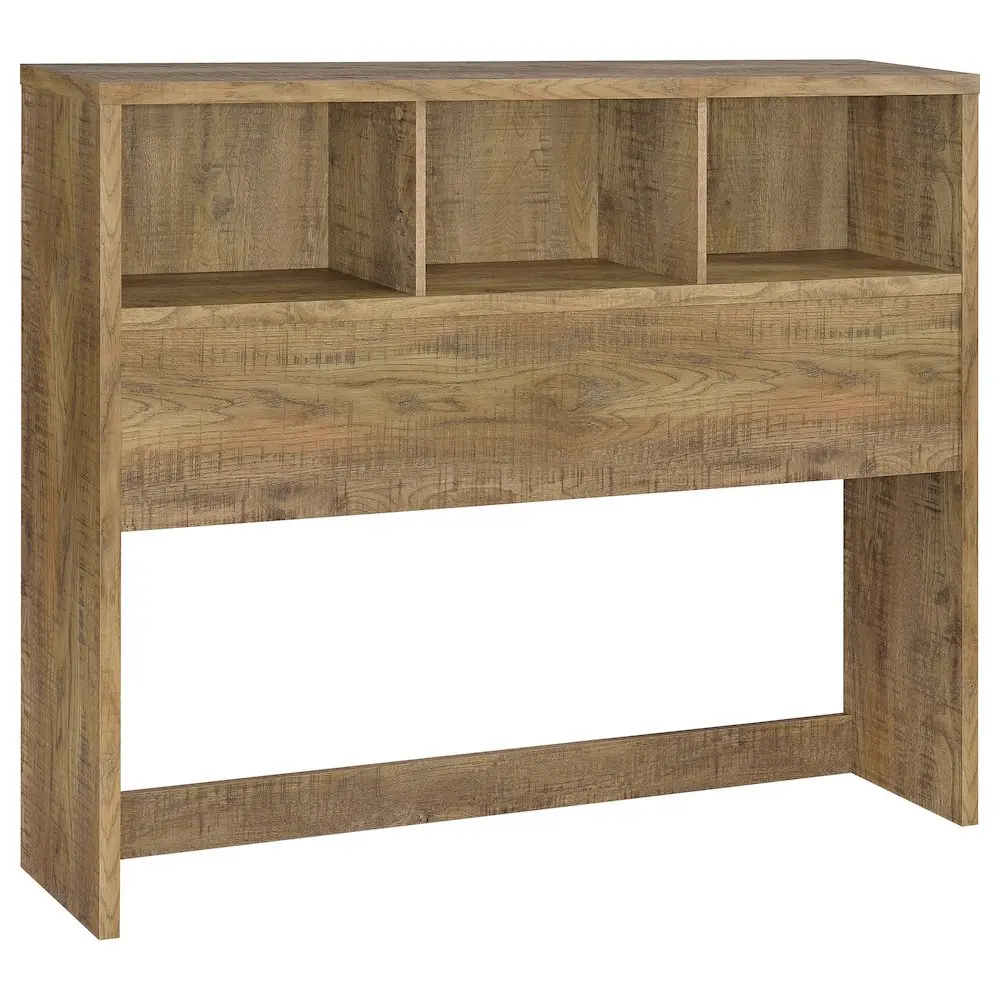 Westpark 49-in Queen Bookcase Headboard - Mango & Engineered Wood, Rustic Vintage Wooden Headboards, Durable, Ample Storage, Space-Saving Indoor Bedroom Furniture