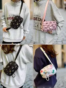bow print crossbody bag