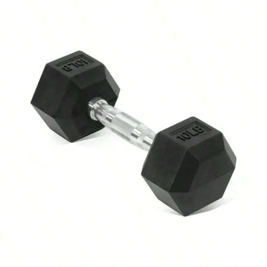 Rubber Coated Hex Dumbbells (2026 Series), 10-50LB Hand Weights for Fitness Training, Strength Exercises and Dumbbell Chest Workouts, Dumbbell Chestworkouts
