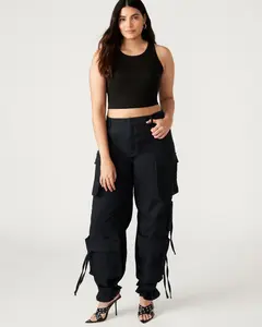 Steve Madden DUO PANT BLACK