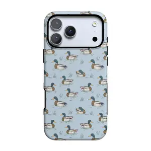 Casely iPhone 17 Pro Max Case | The Boyfriend Collection | Blue Mallard & Co. | Bold Protective Design | Compatible with MagSafe