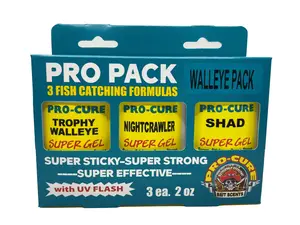 3 PACK WALLEYE PRO PACK