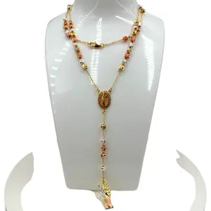 The Grim Reaper Rosary Gold Plated 18k Daily Wear Luxurious Elegant Design