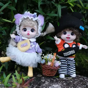 【1】New Arrival Daily Outfit Series Mini Dress-Up Doll Keychain - Best-Selling Everyday Fashion Posable Doll, Aesthetic Backpack Charm Gift for Ages 14+