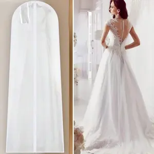 Wedding Dress Bag Set, Breathable Dustproof Clothing Cover, High-End Peva Transparent Garment Protector, Dry Cleaning Shop Hanging Bag, Accommodates Various Garments