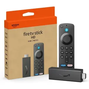 Fire TV Stick HD ( newest model ) free movies and live TV, Alexa Voice Remote, smart home controls, HD streaming.