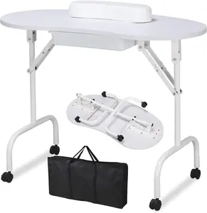 Vinci Foldable Manicure Nail Table Station