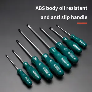 Magnetic Screwdriver Set, Slot and Phillips Screwdriver Anti-Slip Hand Tool, Perfect for Electronics, Furniture, Electrical and Car Maintenance, Includes 4 Phillips and 4 Flat Bits, Drill Bit Screwdriver Head, Screwdriver Set, Magnetic Screwdriver Head