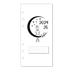 2024-2025 18 Month, Monthly Planner Calendar Inserts for Personal Size Planners and Notebooks (3.75x6.75 inches), Fits Personal Filofax, Carpe Diem, Color Crush, Kikki K, Kate Spade