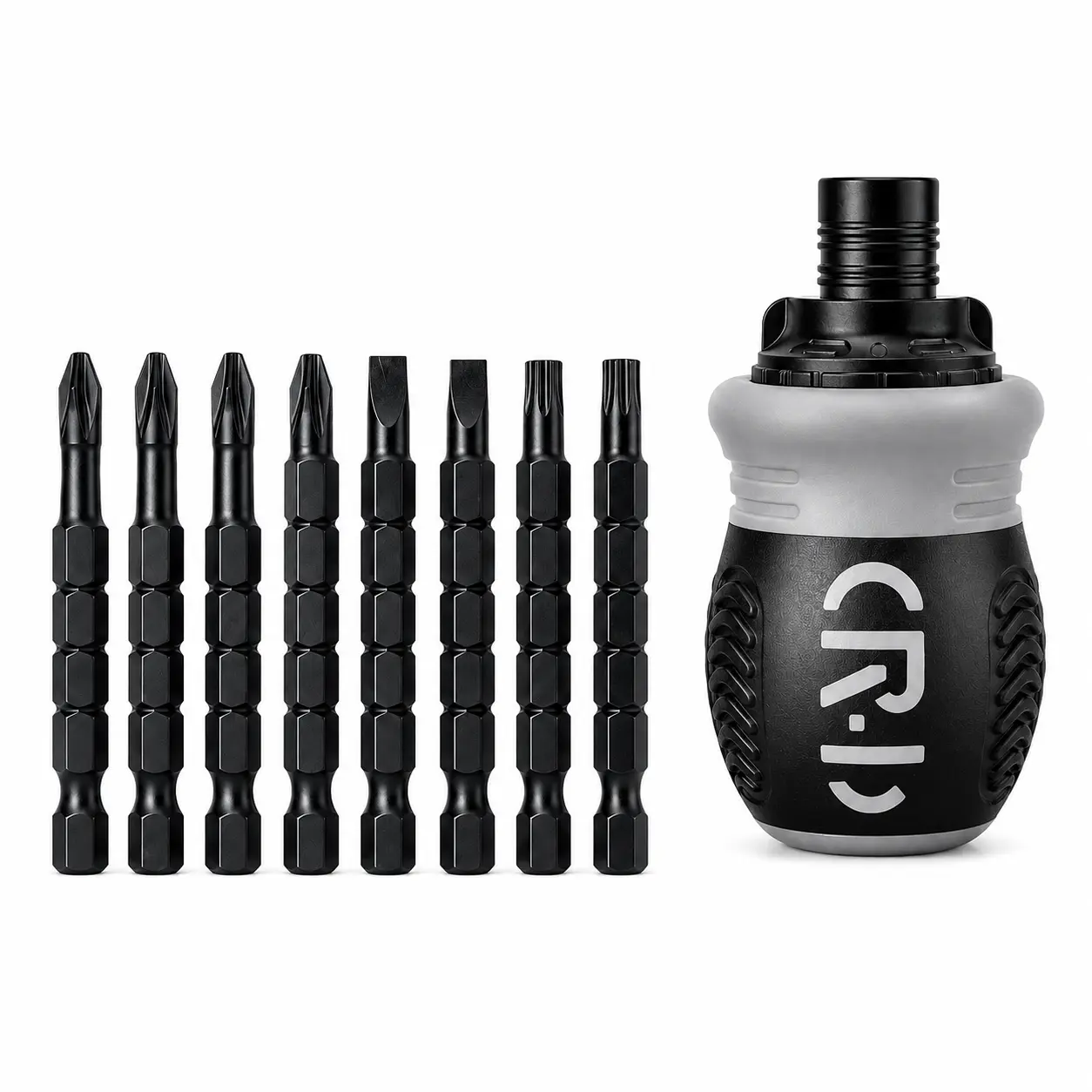 Multifunctional Mini Screwdriver Combo - 8-Bit Hand Tool with Flat-Head Screwdriver Bits, Pocket-Size Gadget for Home Maintenance, Home Improvement